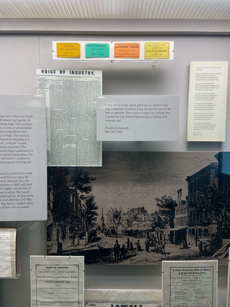 VOICE
OF
INDUSTRY.
iny cabo canture in Lael
"Twet, cot ca to the street nod l was so carrko tang that i coco not tel whene uns. O, door the sinits dil look so solerid. Thene went go marn cut ui xing that woukd lose my friend Hak and go to talking wah
lists respoosed to thei y c ways. Kor exampic
orporation Hospilal at a out "mill girl" bealth.
wrich beran nablication in se women themsews, Thr mill owners poston by ical aspects of iving and
"Mi. Girl" 18t
nued to protest their woek
isinture in 1815 and 1816 he histy critical Voice o ear in which Ine Lovell
of their own in Lot