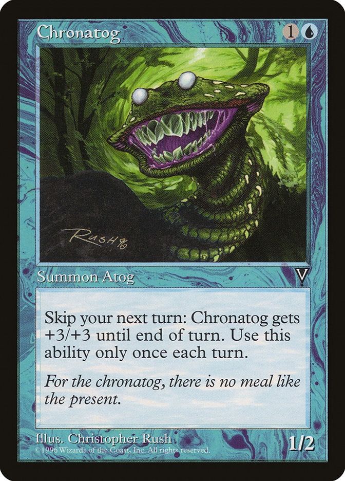 The Magic the Gathering card Chronatog