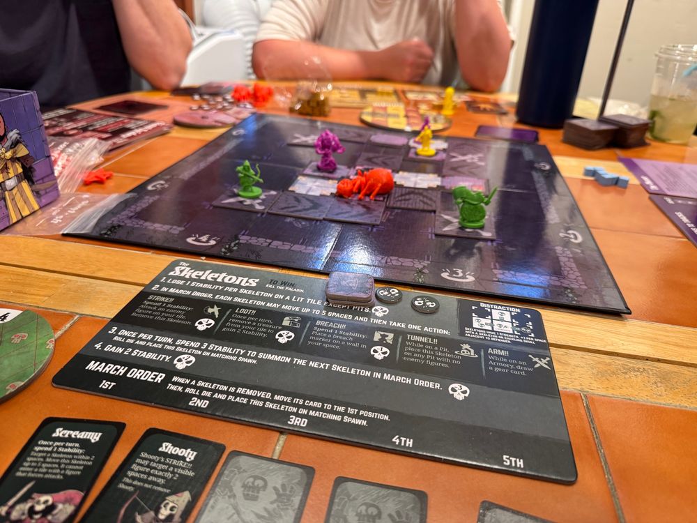Playing VAST: The Mysterious Manor at game night!