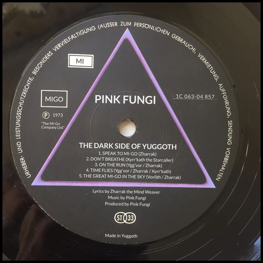 An imaginary Pink Fungi album