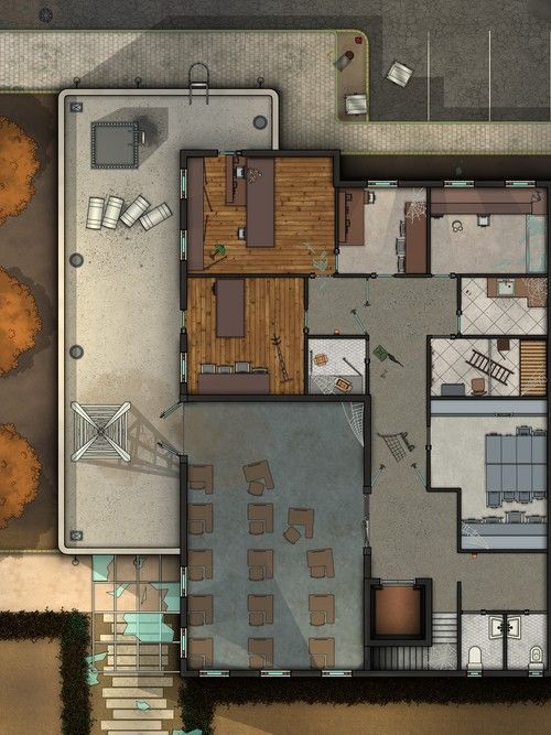 13th Precinct Map - Abandoned - Day