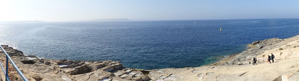 Panoramic view of Xatt L-Aħmar, Gozo