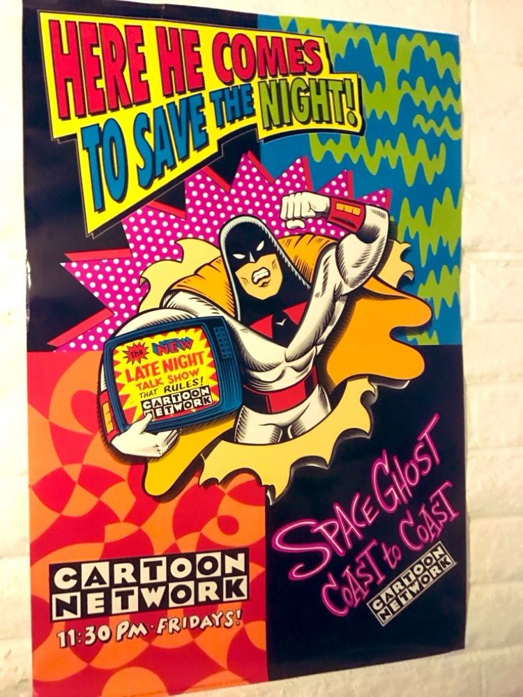 My Space Ghost promo poster.
