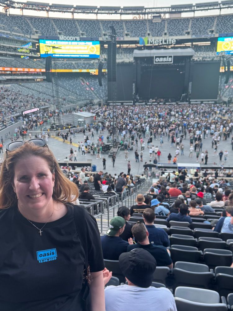 Me at East Rutherford N2 on the Oasis Live 25 reunion tour 