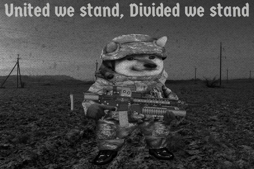 United we stand, divided we stand.