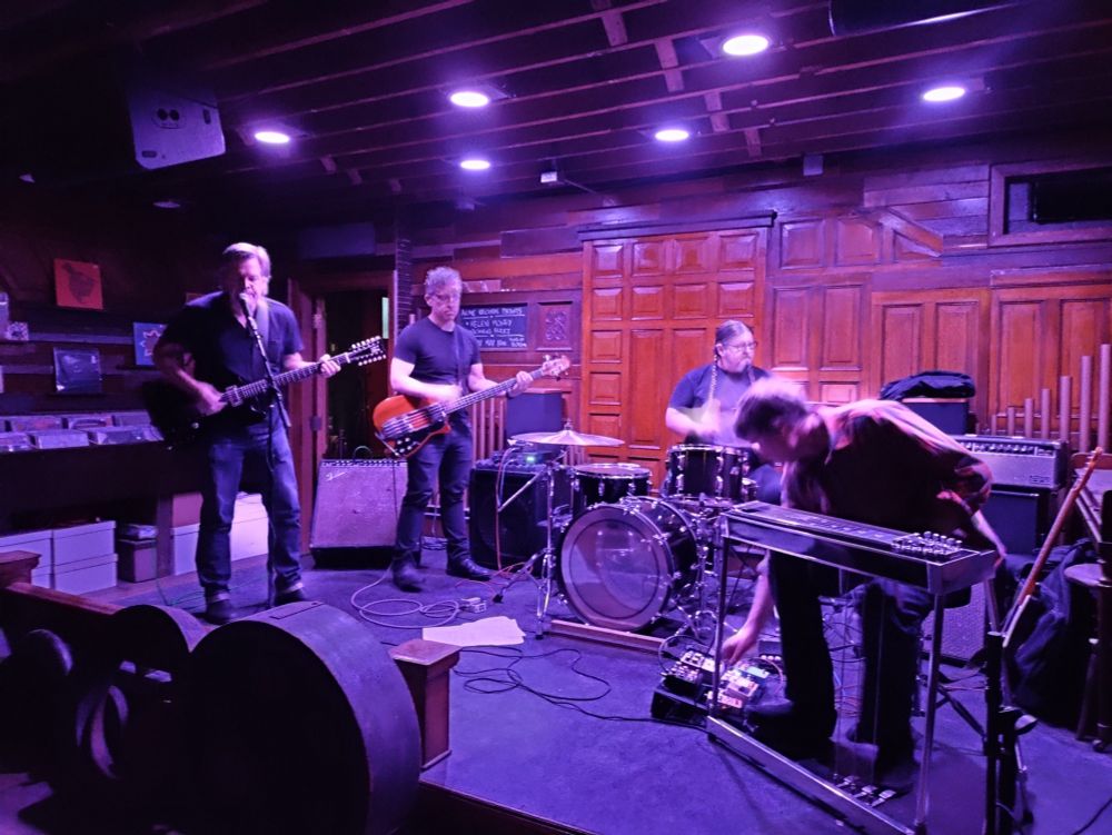 Photo of the Chicago band Mint Mile playing live in Milwaukee.