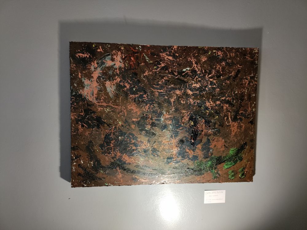 An abstract painting by Rob Sieracki.