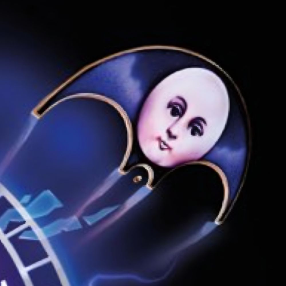 Visual van de maan uit Revolution in Bobbejaanland