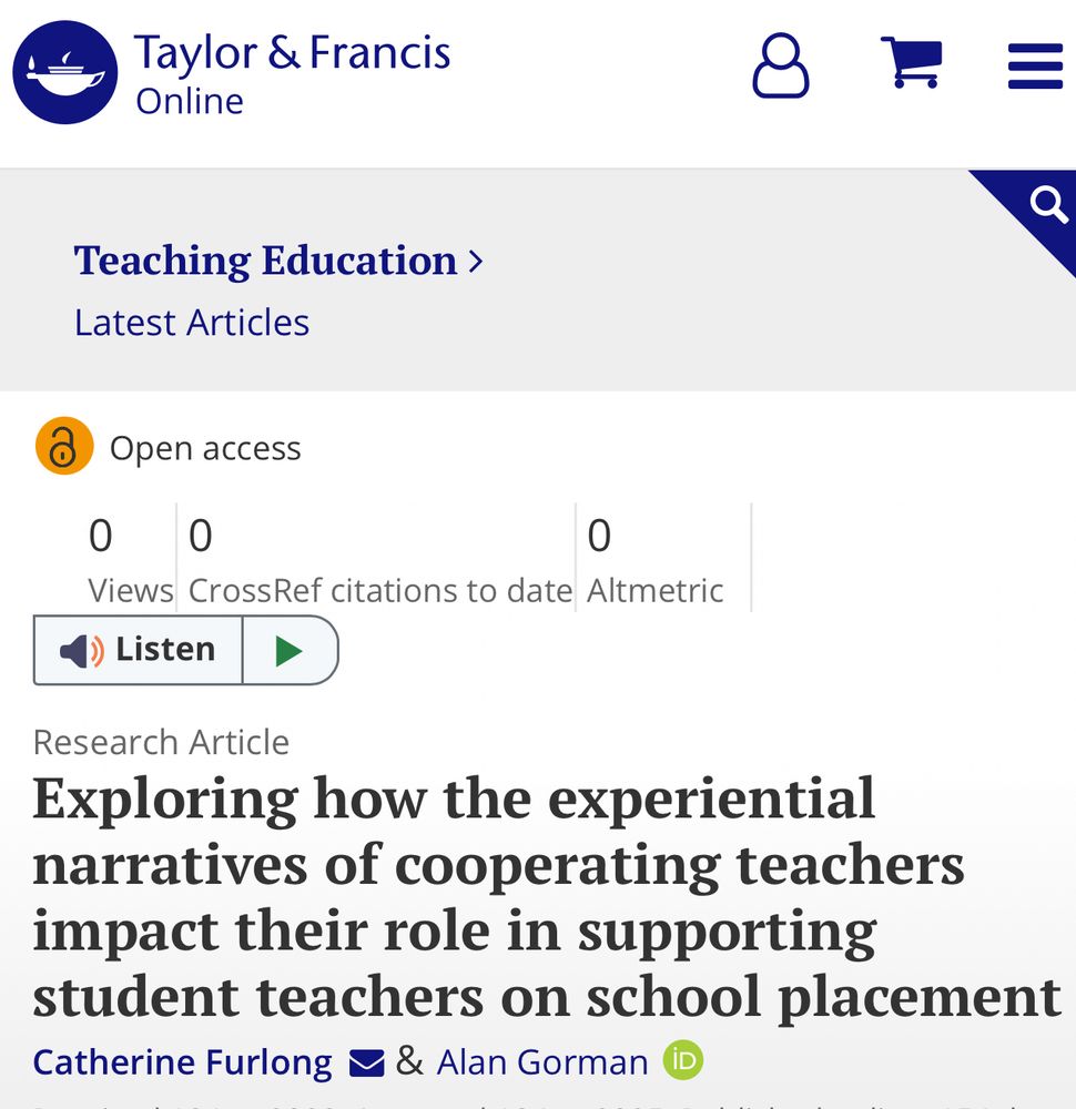 Screenshot of journal and article. 