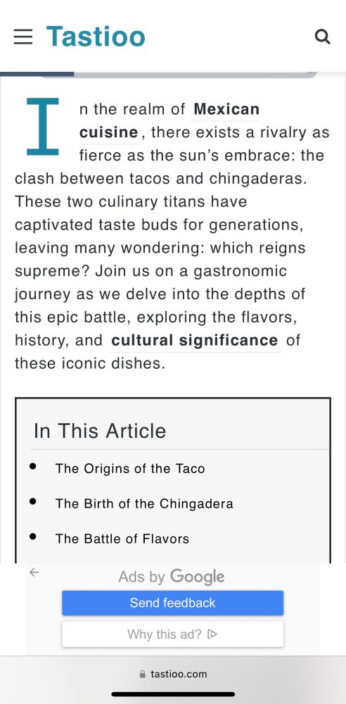= Tastioo
In the realm of Mexican cuisine, there exists a rivalry as fierce as the sun's embrace: the clash between tacos and chingaderas.
These two culinary titans have captivated taste buds for generations, leaving many wondering: which reigns supreme? Join us on a gastronomic journey as we delve into the depths of this epic battle, exploring the flavors, history, and cultural significance of these iconic dishes.
In This Article
• The Origins of the Taco
• The Birth of the Chingadera
• The Battle of Flavors

