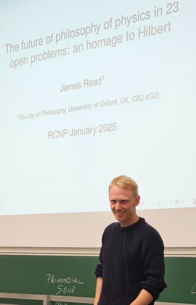 James Read on the stage