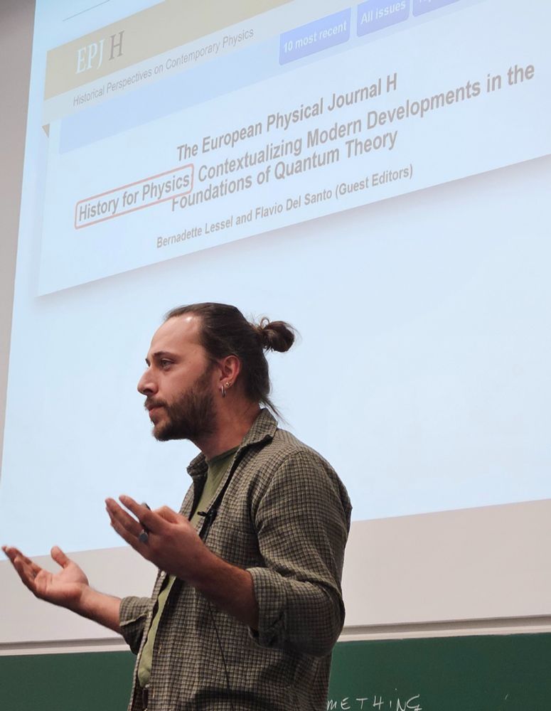 Flavio. Background: slide on a special issue in EPJH