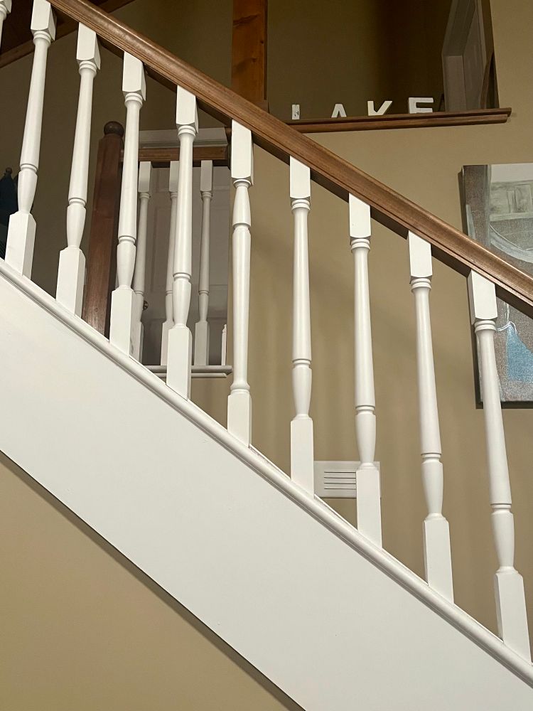 Railing post installed upside down