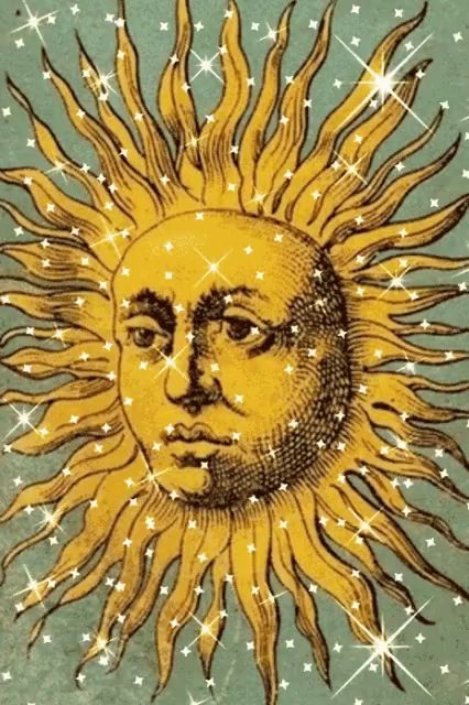 header image - a drawing of the sun with a face on it