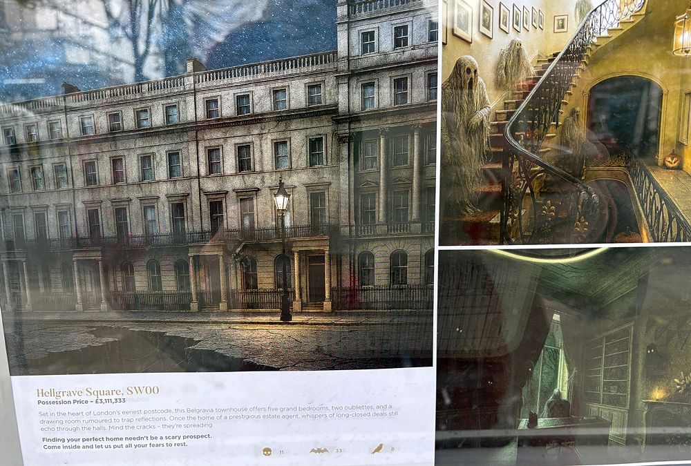 real estate ad in london for fake horror house