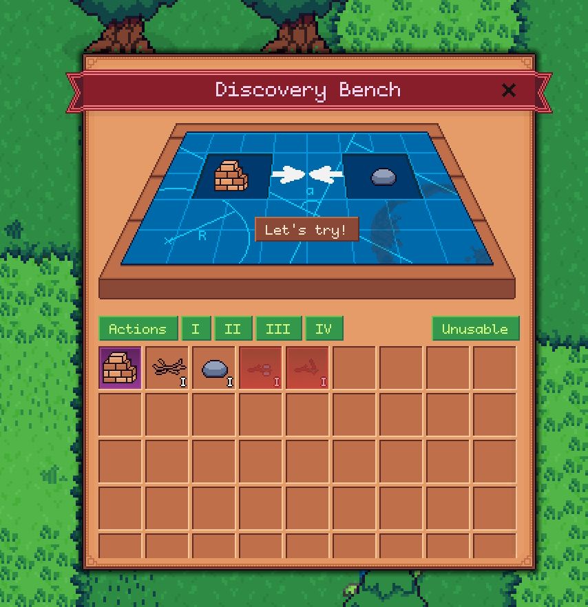 The discovery bench screen from Greenfeet Haven
