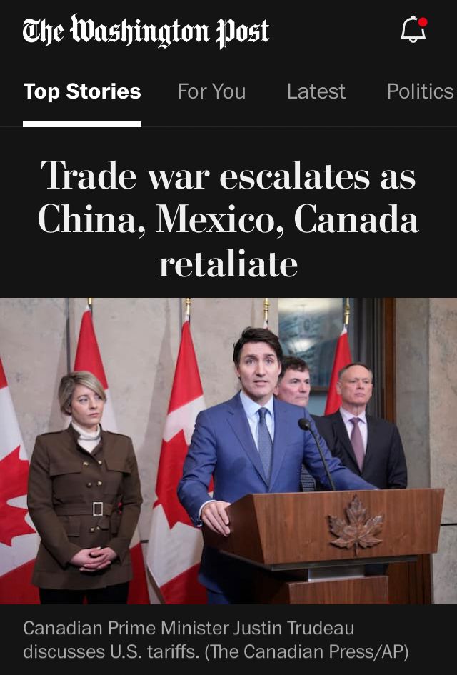 Canadian Prime Minister Justin Trudeau discusses U.S. tariffs (The Canadian Press/AP)