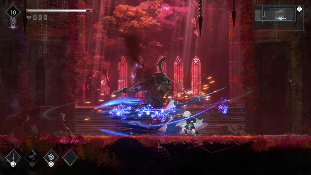 鎖の獣戦が結構スキルや回避を駆使して攻略するのがたのしい