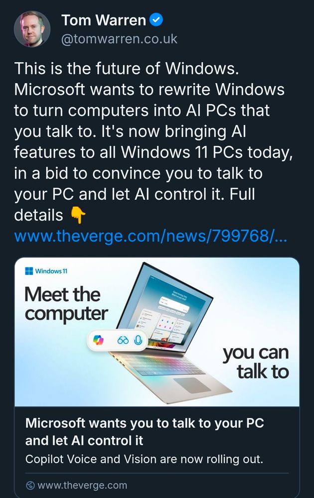 "Talk to your PC and let AI control it."