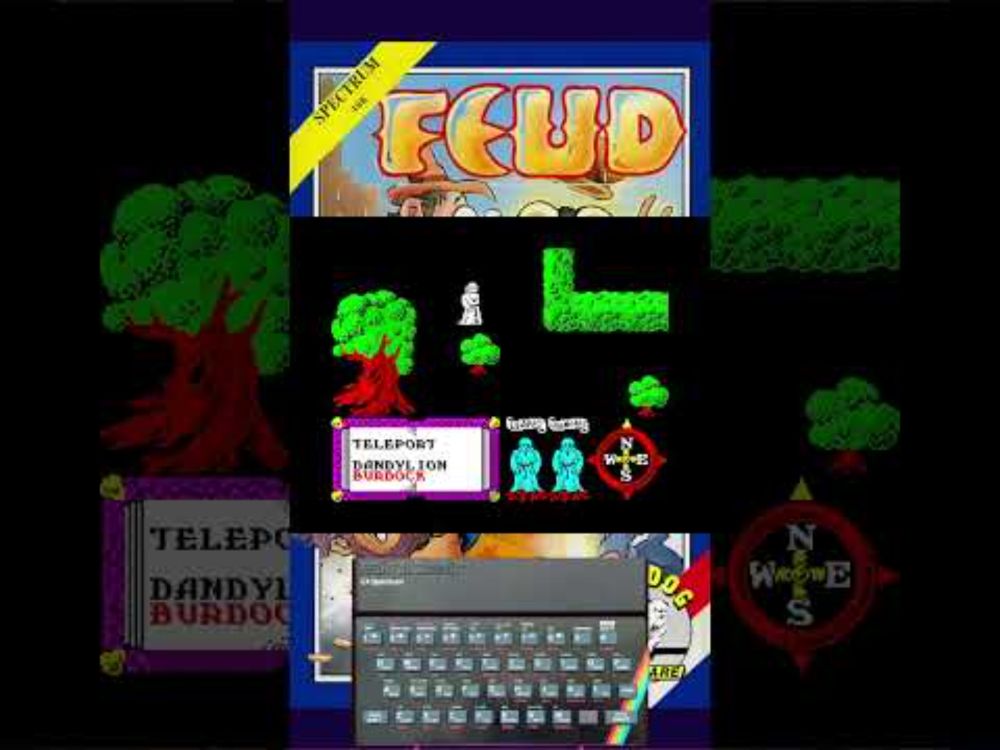 ZX Spectrum: Feud (1987) #retrogaming #zxspectrum