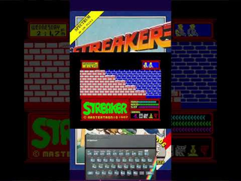 ZX Spectrum: Streaker (1987) #retrogaming #zxspectrum