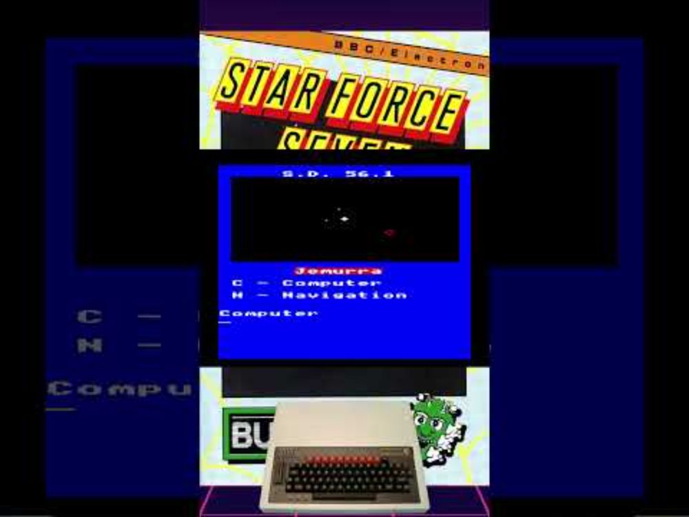 BBC Micro: Star Force Seven (1984) #retrogaming #bbcmicro