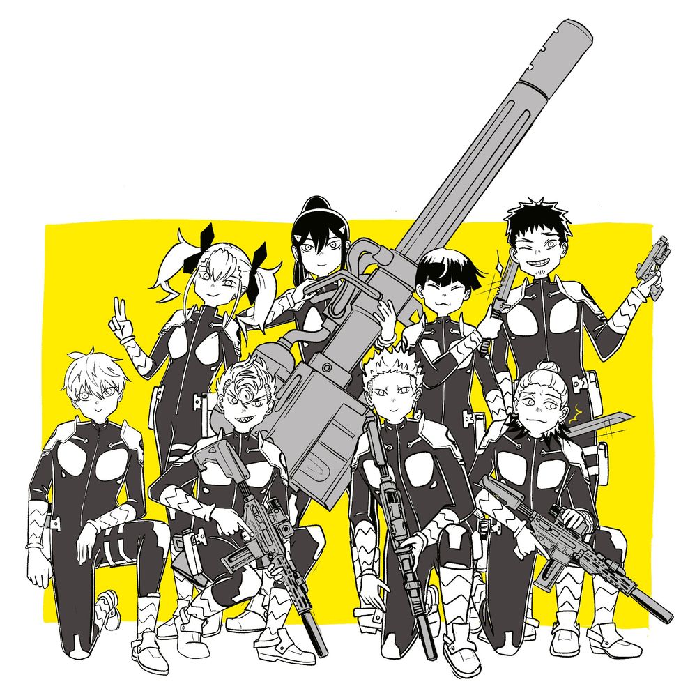 Kaiju no 8 cast drawn poorly but with so much heart so it’s fine