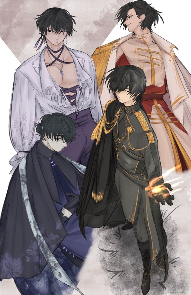 Yuder in a bunch of outfits (sponsored by everyone’s favorite sun-colored man), front and center specifically is my idea of his unique uniform further into the cavalry’s lifespan.