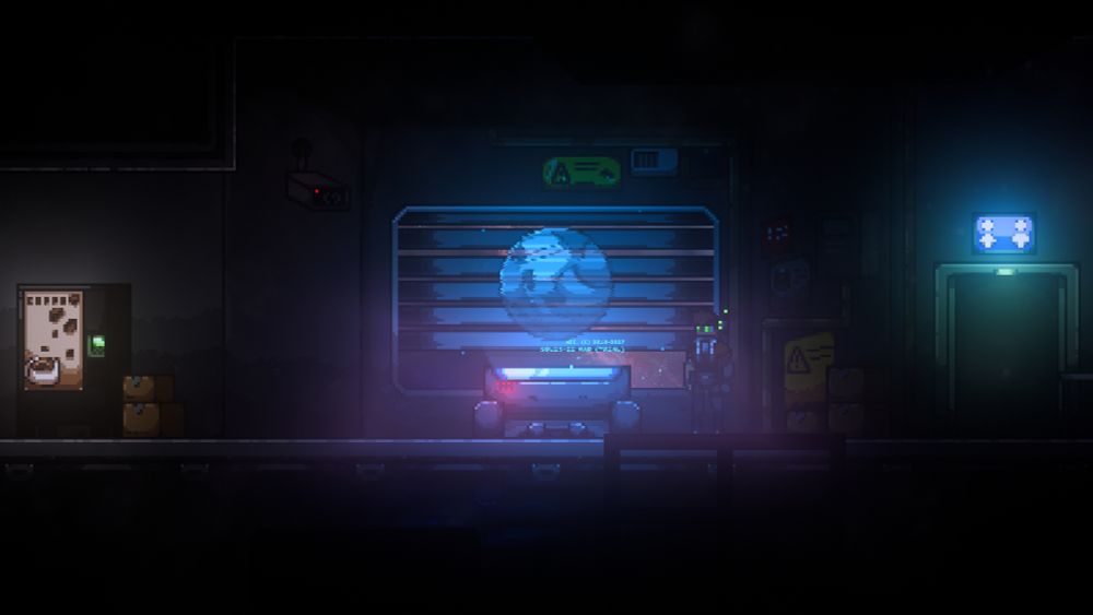 The COMMAND STATION with ominous lighting