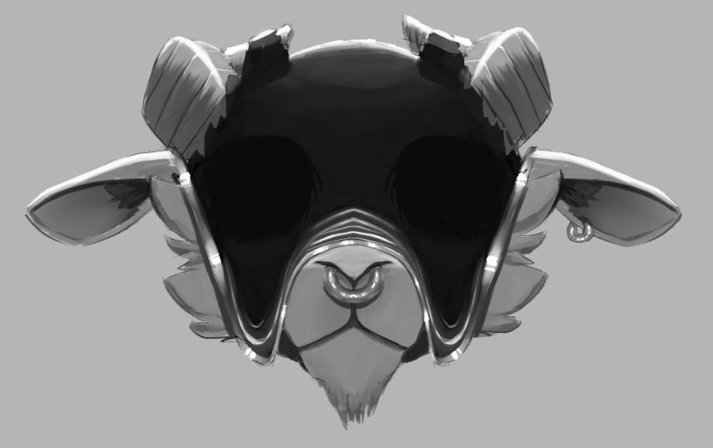 Friend told me to draw a goat, here's the goat then