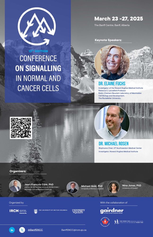 SNCC Conference poster showing Keynote speakers Dr. Elaine Fuchs and Dr. Michael Rosen.