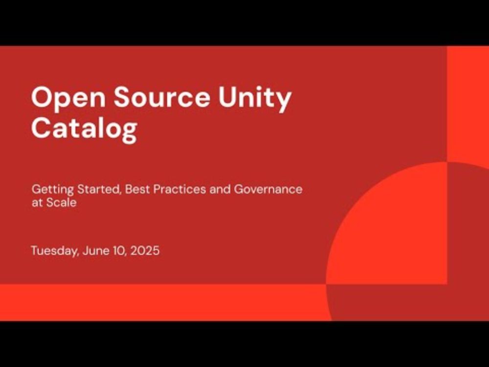 Open Source Unity Catalog: Getting Started, Best Practices and Governance at Scale