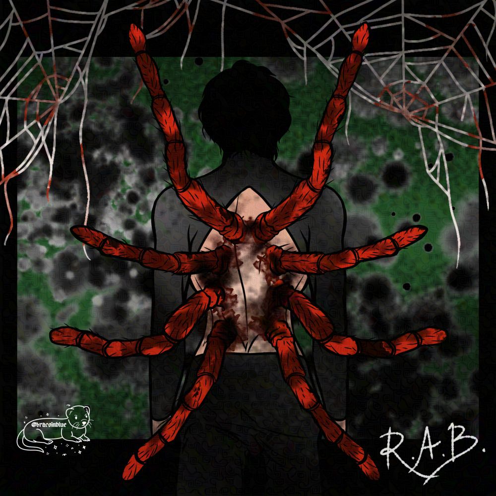 Regulus with Spider's feet came out behind his back