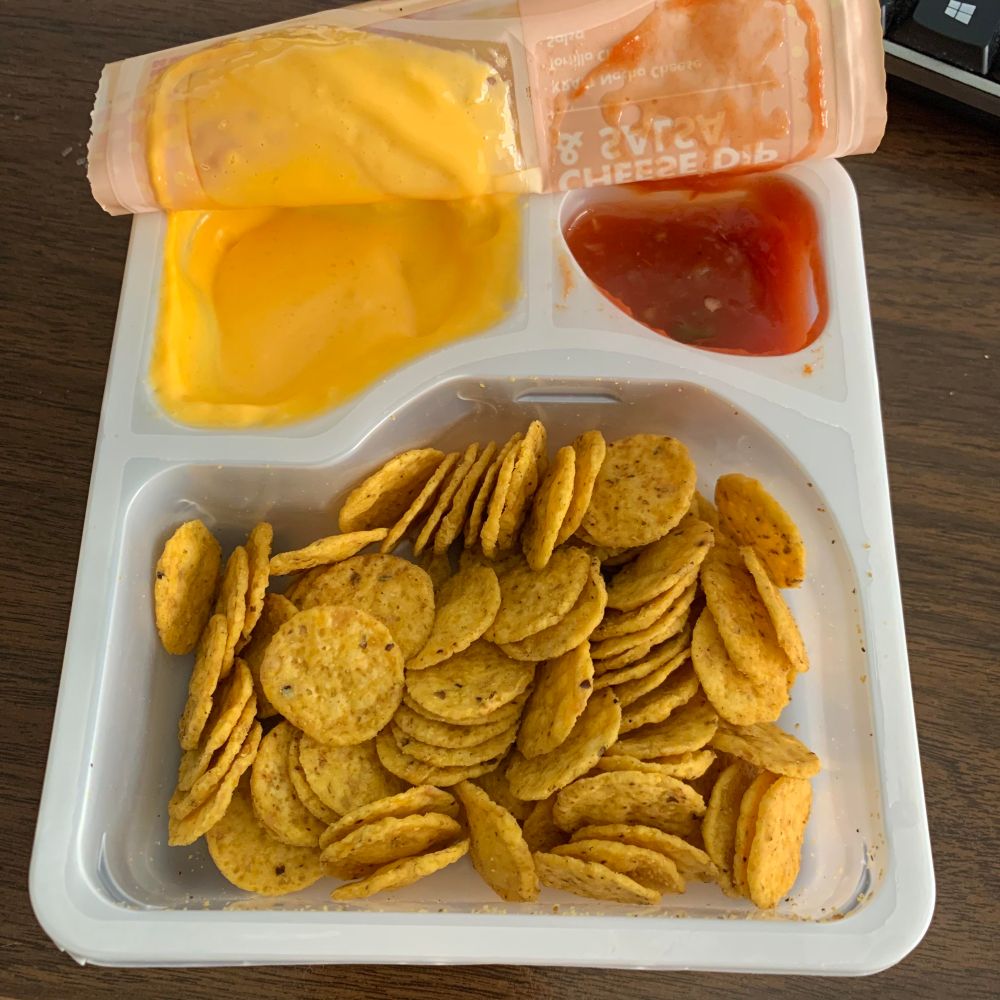 an open nachos lunchable