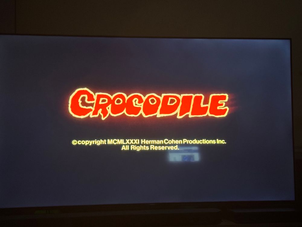 Title screen of the movie Crocodile (1979)