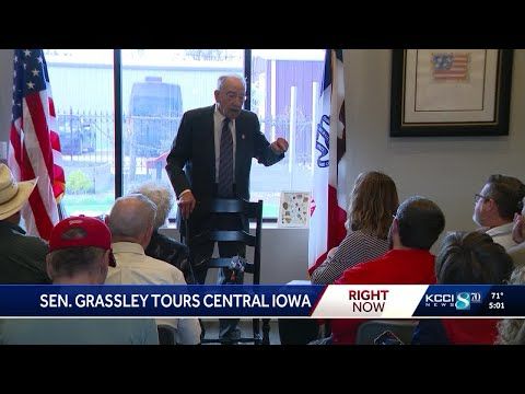 Iowans grill Sen. Chuck Grassley on Trump, tariffs and tax policy at town halls