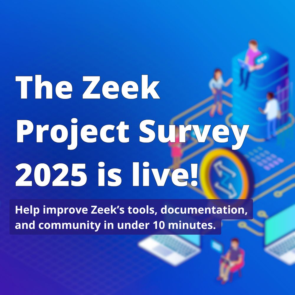 The zeek project survey 2025 is live!