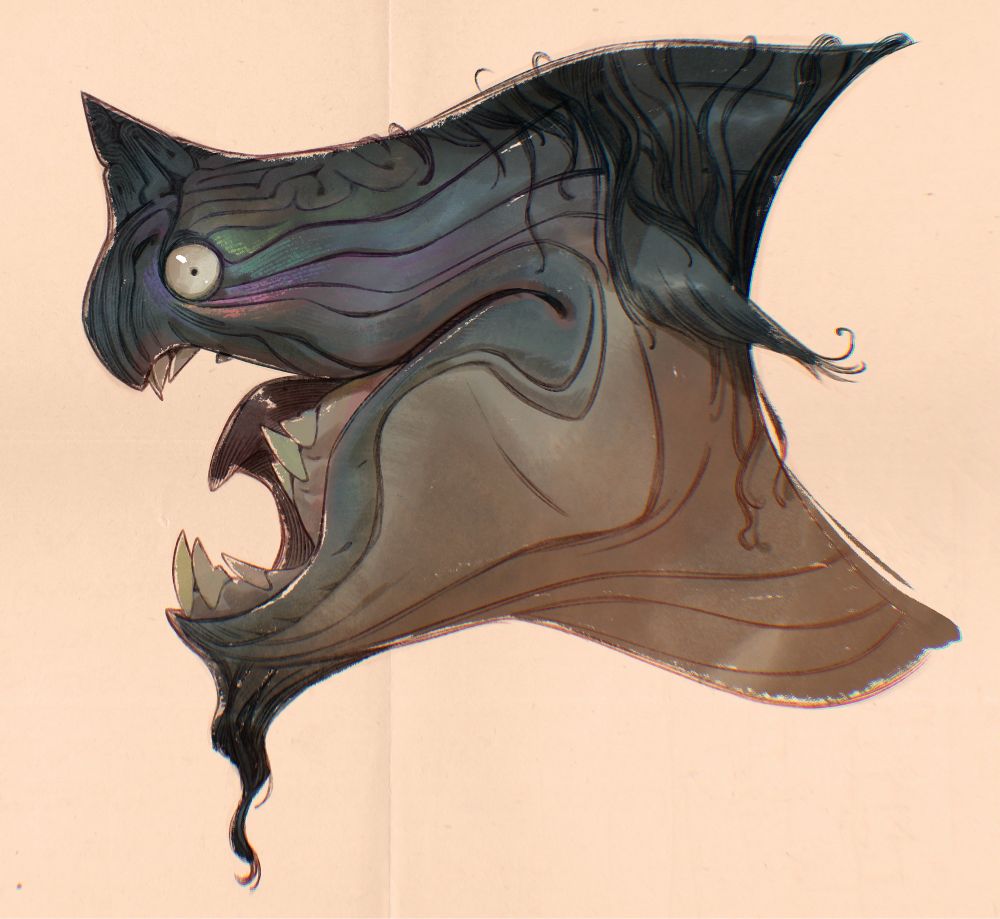 I saw a picture of a wolf eel and then this happened.