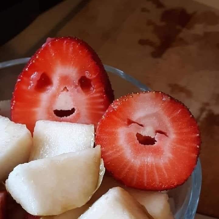 Strawberry face