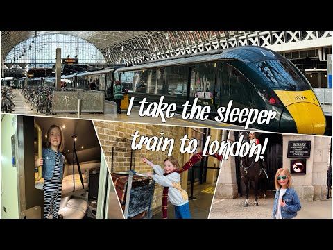 I take the sleeper train to London!