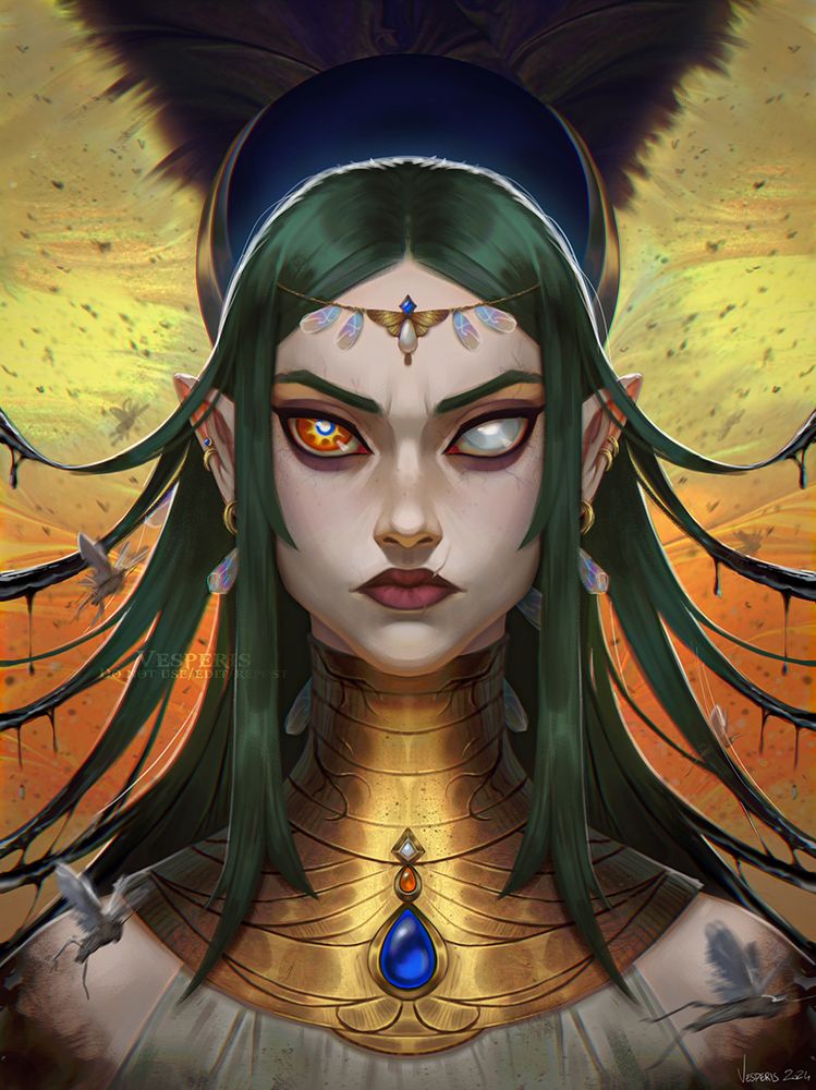 Portrait example for commissions, closing tomorrow.