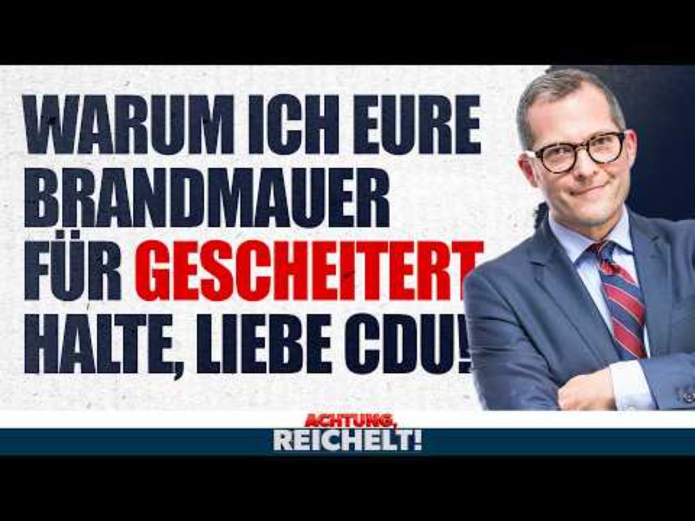 Die CDU muss endlich einsehen, was sie angerichtet hat! | Achtung, Reichelt! vom 09.10.2025