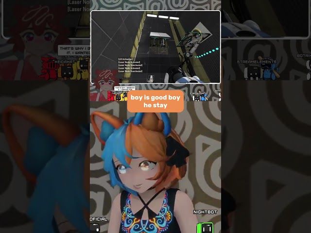 This Portal Cube Might Not Be A Good Boy