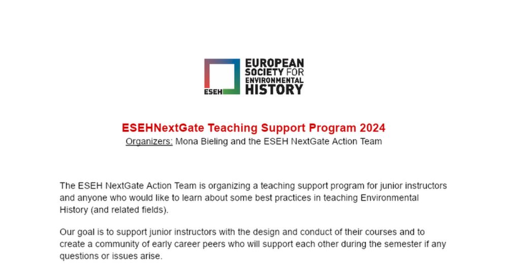 ESEHNEXTGATe Teaching Support Program