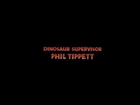 the "Dinosaur Supervisor Phil Tippet" credit in Jurassic Park