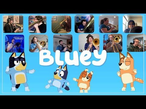 BLUEY! Mega Trombone Collab + Fundraiser