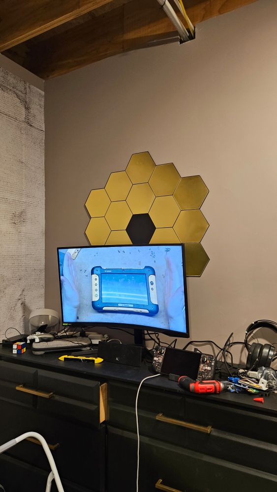 JWST model hung up on the wall - 1