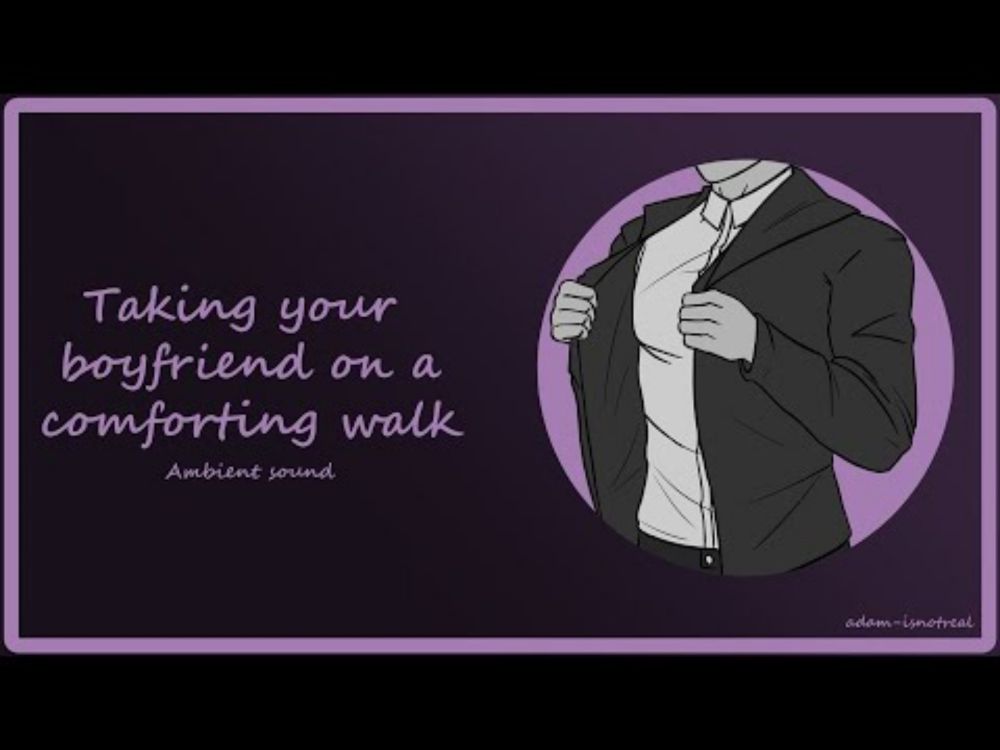 ASMR | Boyfriend goes on a walk with you [M4A][Comfort][ambient sound][talk of being overwhelmed]