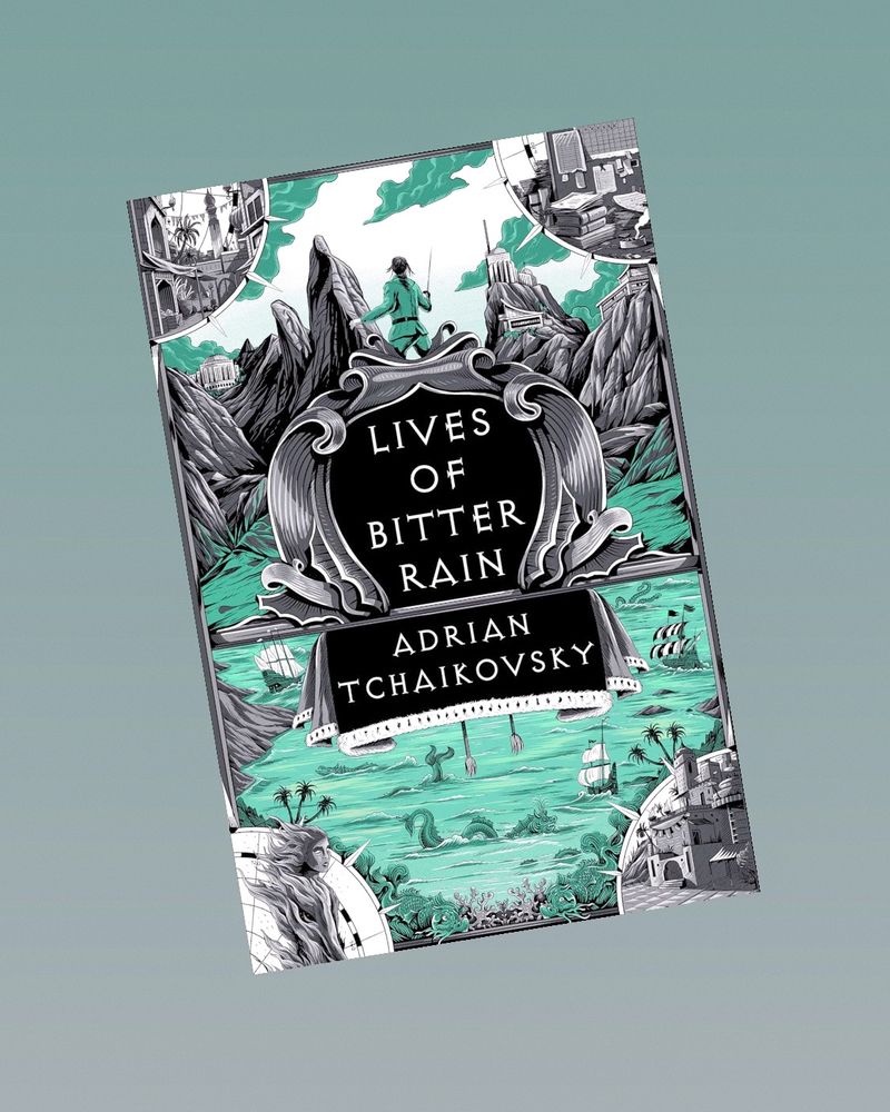 screenshot of cover of Lives of Bitter Rain by Adrian Tchaikovsky