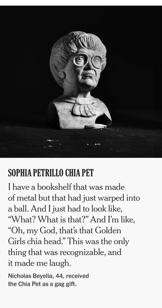 Sophia Petrillo Chia Pet

Nicholas Beyelis, 44 says he received this as a gag gift. 